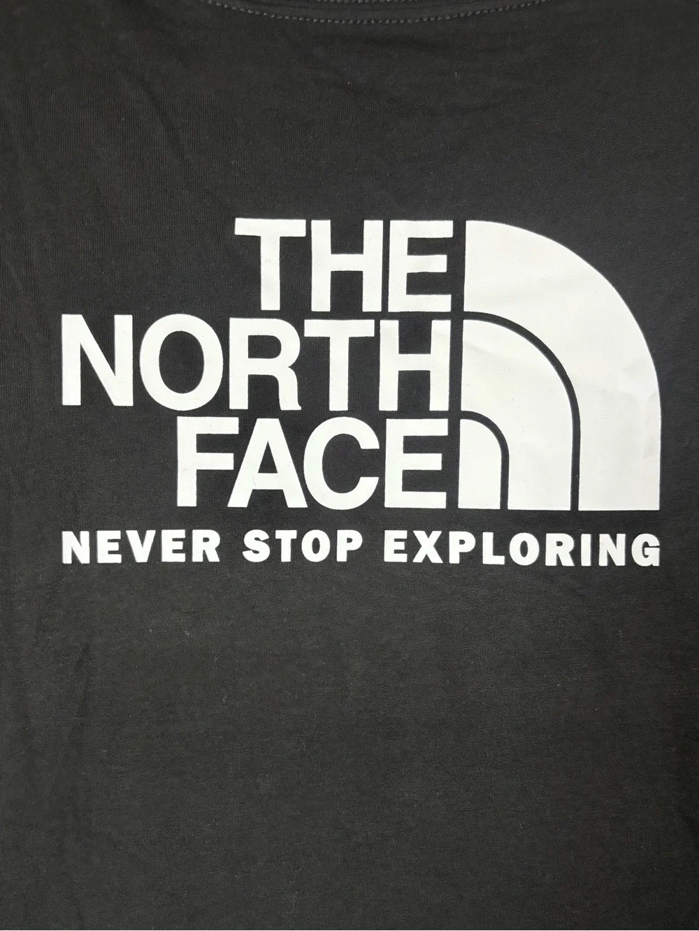 NWT The North Face Womens Throwback Short Sleeve Tee Black/White Logo Size XL - Picture 4 of 8